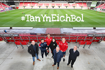 #TanYnEichBol gyda’r Scarlets a Chig Eidion Cymru