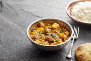 Welsh Lamb and mango curry