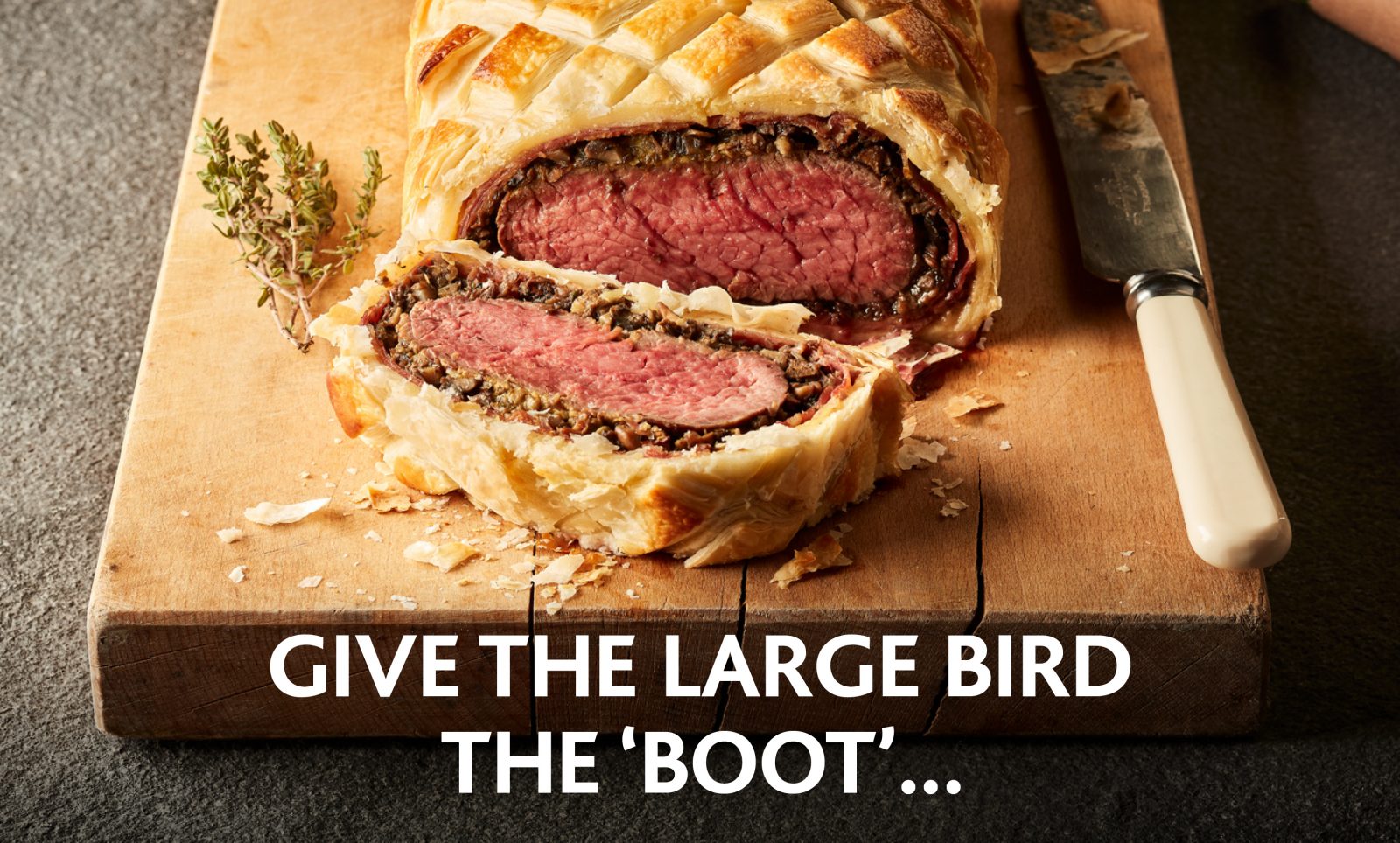 Give the large bird the ‘boot’ this Christmas (the Welsh Beef way!)
