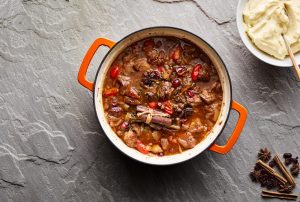 Christmas spiced Welsh Lamb casserole