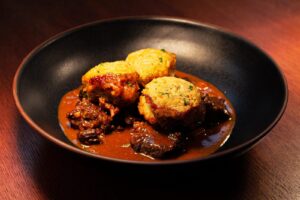 Welsh Beef ox cheek casserole by Tom Simmons