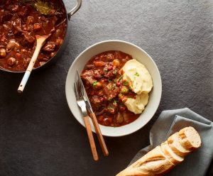 Welsh Beef bourguignon