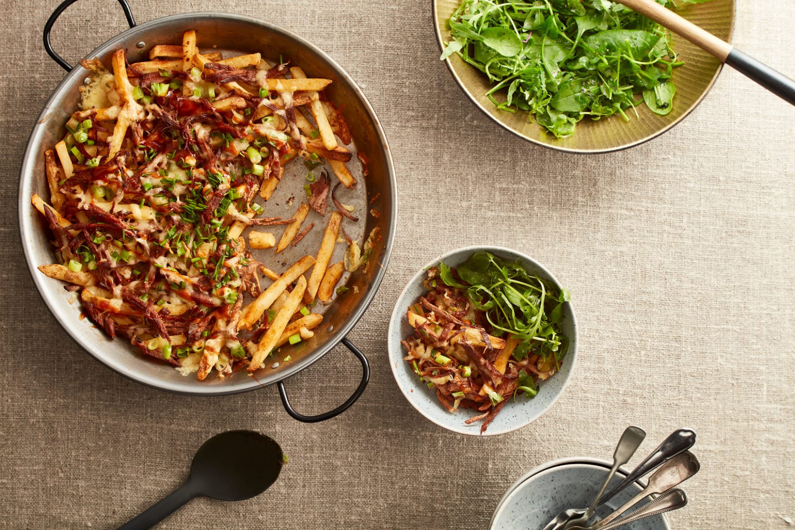 Loaded Welsh Beef brisket fries