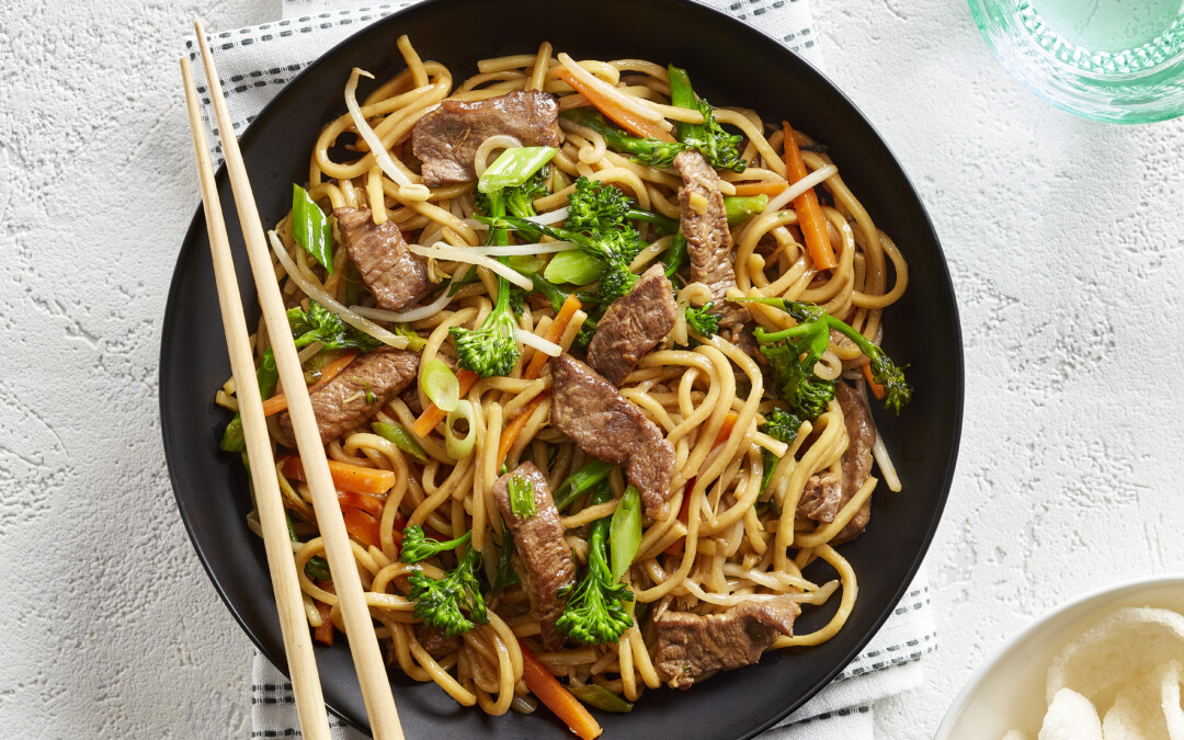Ken Owens’ Welsh Beef and vegetable chow mein