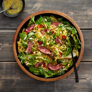 Asian Welsh Beef and noodle salad