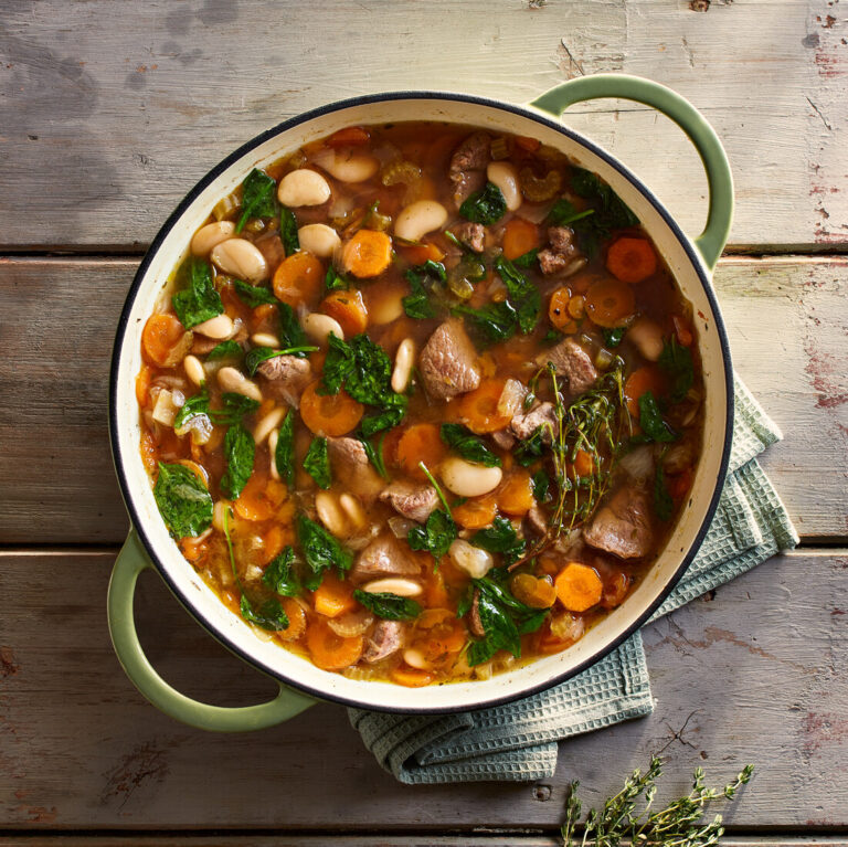 Welsh Lamb and butter bean stew