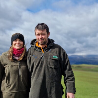 Sian and Llion Jones, Welsh cattle farmers from north Wales