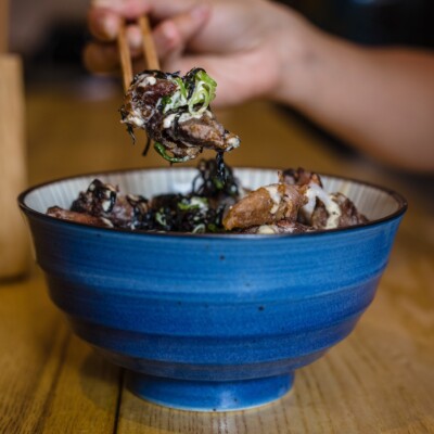 Welsh Lamb Karaage dish prepared by Matsudai Ramen