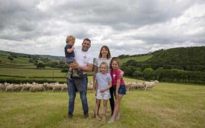 Diversification and family farming in Mid Wales: Tom and Beth Evans, Pendre Farm